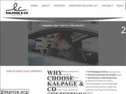 Sites similar to kalpageandcosolicitors.com.au