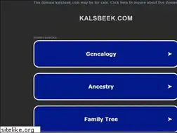Sites similar to kalsbeek.com