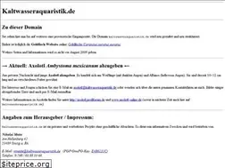 Sites similar to kaltwasseraquaristik.de