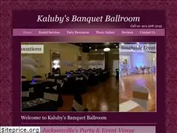 Sites similar to kalubysbanquetballroom.com