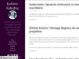 Sites similar to kaluzny.io
