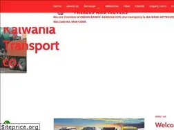 Sites similar to kalwaniatransportco.com