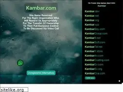 Sites similar to kambar.com