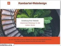 Sites similar to kambartel-webdesign.de