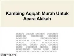 Sites similar to kambingaqiqahmurah.web.id