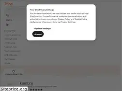 Sites similar to kambra.etsy.com