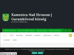 Sites similar to kamenicanadhronom.sk