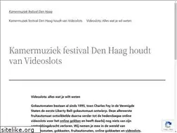 Sites similar to kamermuziekfestivaldenhaag.nl