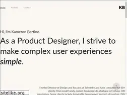 Sites similar to kameronbertine.com