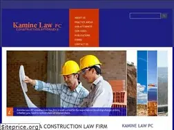 Sites similar to kamineconstructionlaw.com