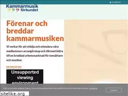 Sites similar to kammarmusikforbundet.se