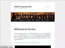 Sites similar to kammerchor-vivavoce.de