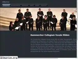 Sites similar to kammerchorhilden.de
