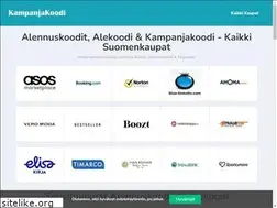 Sites similar to kampanjakoodi.org