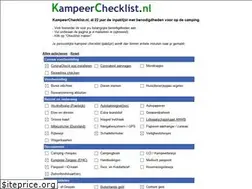 Sites similar to kampeerchecklist.nl