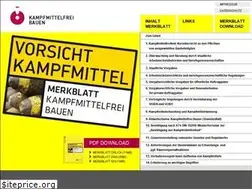 Sites similar to kampfmittelportal.de