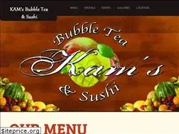 Sites similar to kamsbubbleteasushi.com