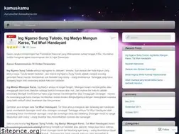 Sites similar to kamuskamu.wordpress.com