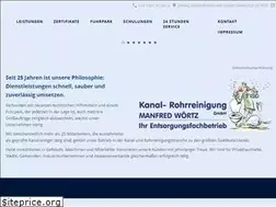 Sites similar to kanalreinigung-woertz.de