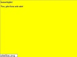 Sites similar to kanariepiet.com