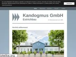 Sites similar to kandogmus-estrichbau.de
