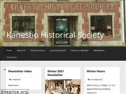 Sites similar to kanestiohistoricalsociety.com