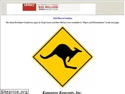 Sites similar to kangarookoncepts.tripod.com
