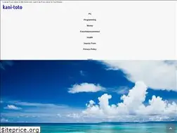 Sites similar to kani-kee-toto.com