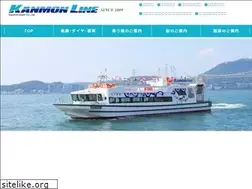 Sites similar to kanmon-kisen.co.jp