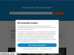 Sites similar to kann-man-das-absetzen.de