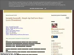 Sites similar to kannada-haadu-saahitya.blogspot.com