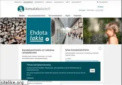 Sites similar to kansalaisaloite.fi
