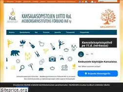 Sites similar to kansalaisopistojenliitto.fi