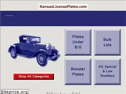 Sites similar to kansaslicenseplates.com