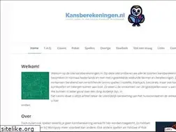 Sites similar to kansberekeningen.nl