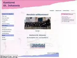 Sites similar to kantorei-st-johannis.de
