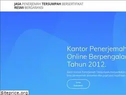 Sites similar to kantorpenerjemahtersumpah.com