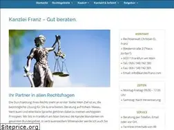 Sites similar to kanzlei-franz.com