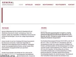 Sites similar to kanzlei-general.com