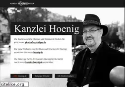 Sites similar to kanzlei-hoenig.de