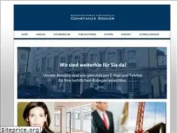 Sites similar to kanzleibecker.com