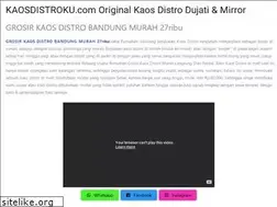 Sites similar to kaosdistroku.com