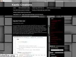 Sites similar to kaoticcreations.blogspot.com
