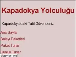 Sites similar to kapadokyayolculugu.com