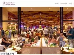 Sites similar to kapaluawineandfoodfestival.com