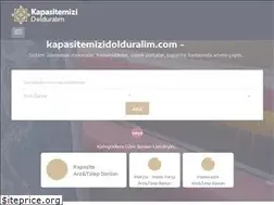 Sites similar to kapasitemizidolduralim.com