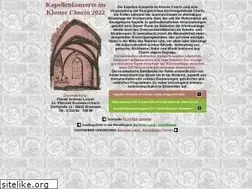 Sites similar to kapellenkonzerte-chorin.de