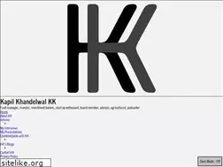 Sites similar to kapilkhandelwal.com