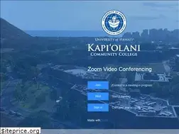 Sites similar to kapiolani.zoom.us