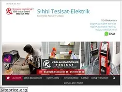 Sites similar to kaplankardeslertesisat.com